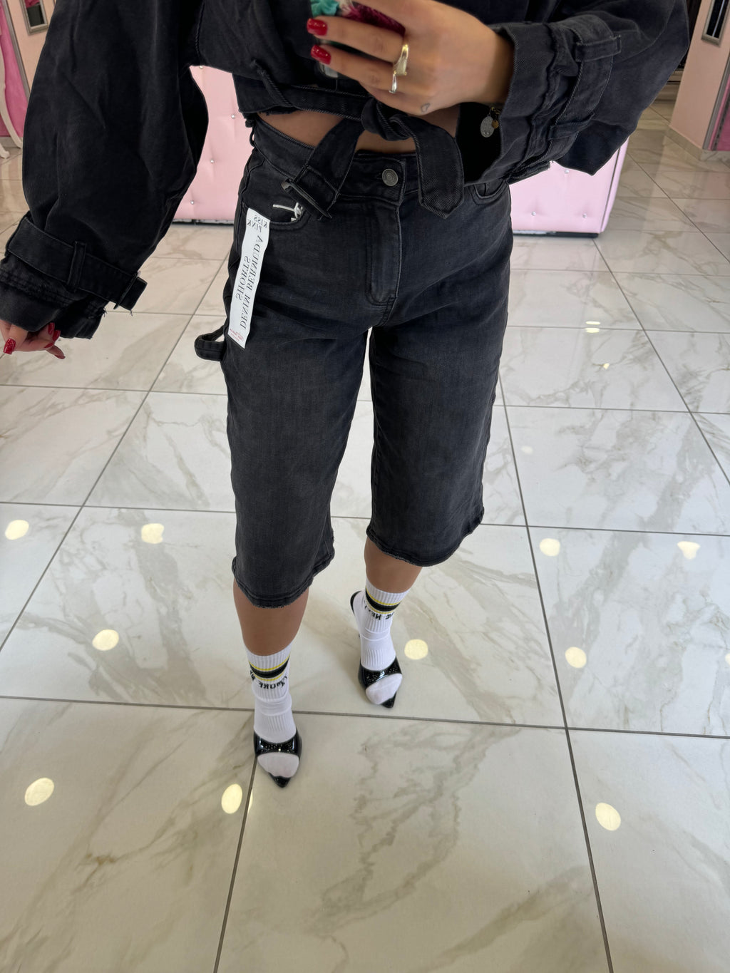 BERMUDA REBEKA DENIM