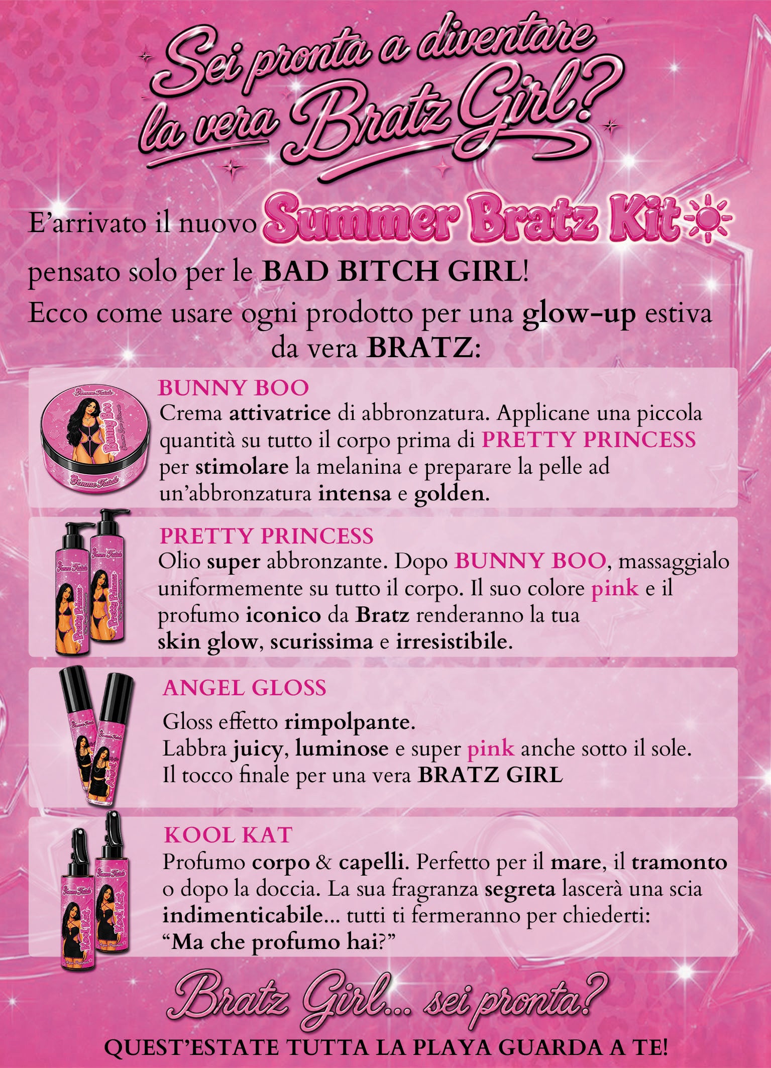 KIT SUMMER BRATZ