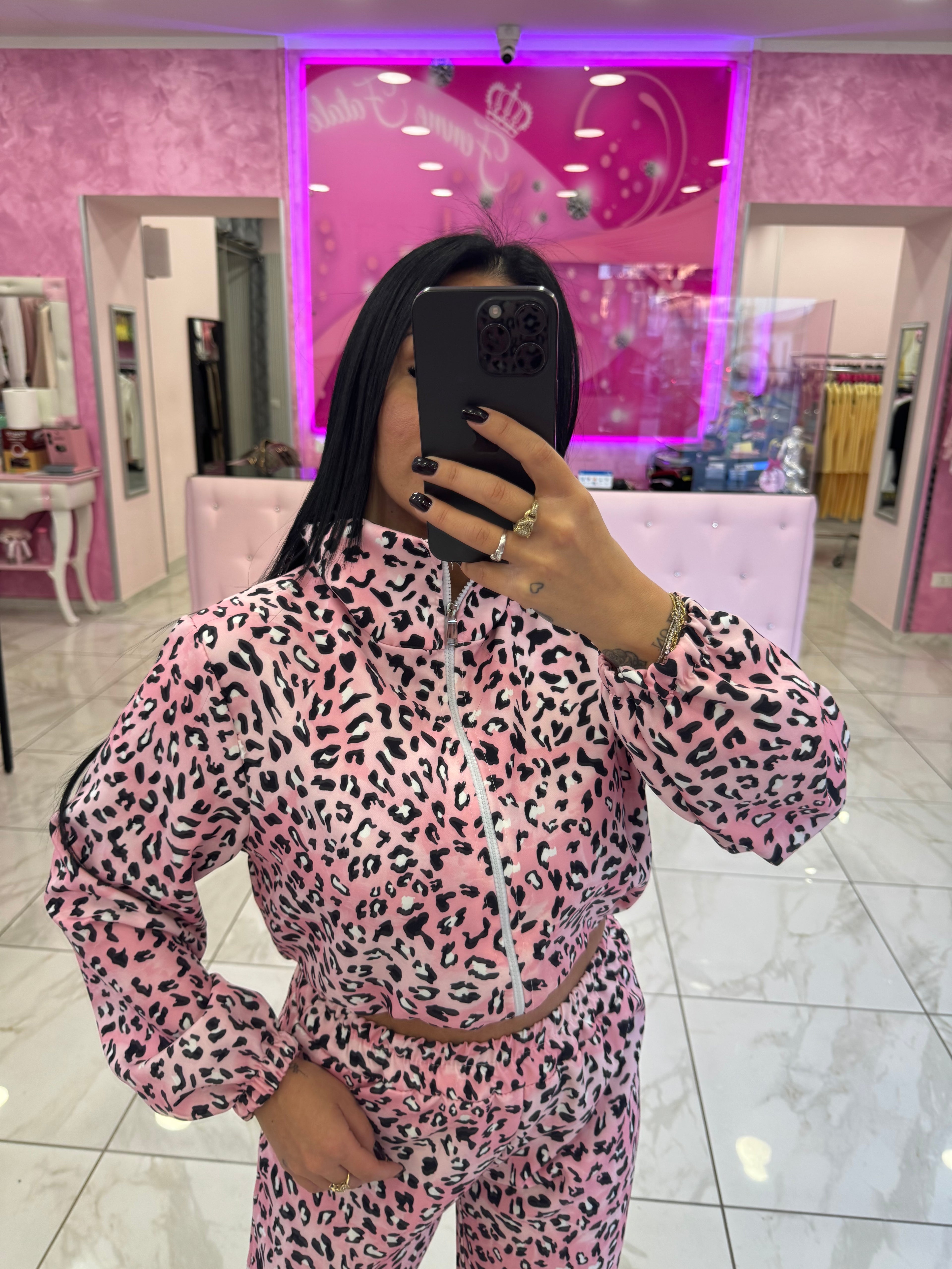 COORDINATO TUTA ANIMALIER