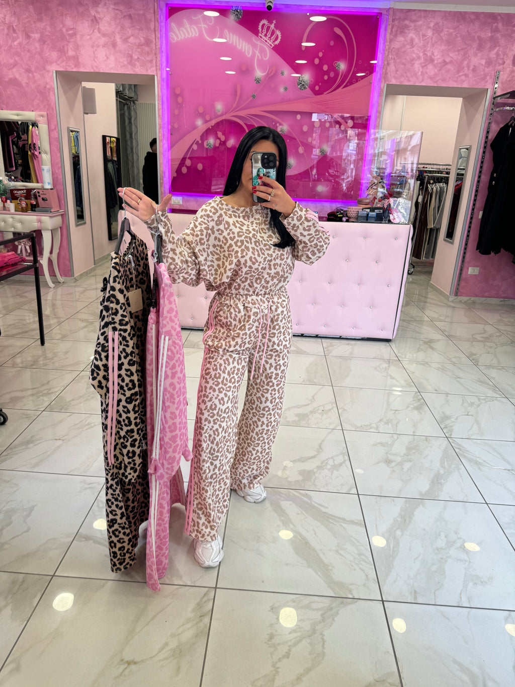 COORDINATO TUTA ANIMALIER