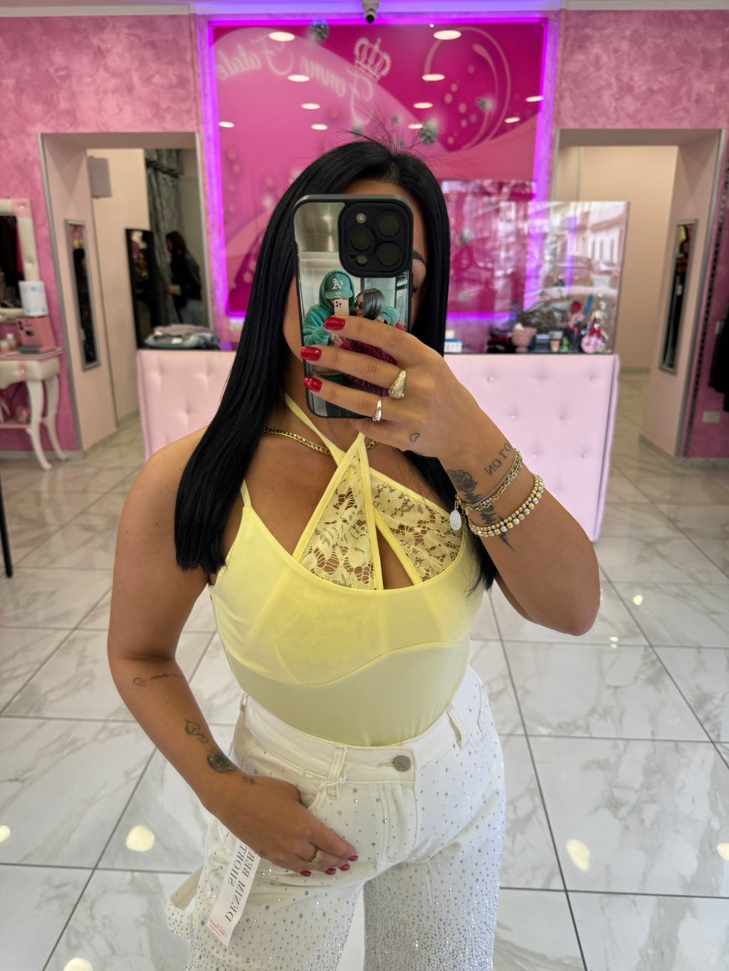 BODY CON PIZZO
