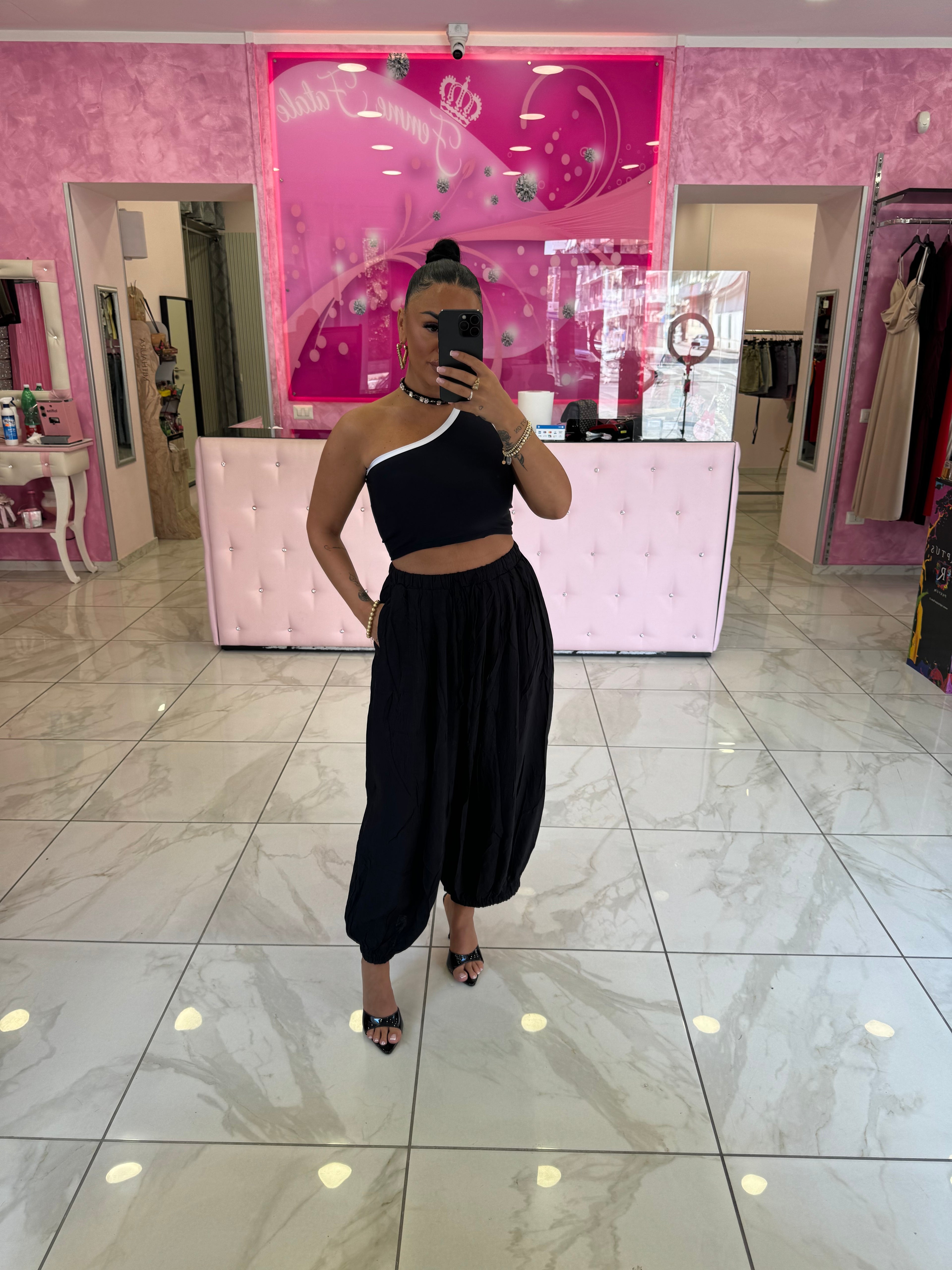 PANTALONE IN LINO