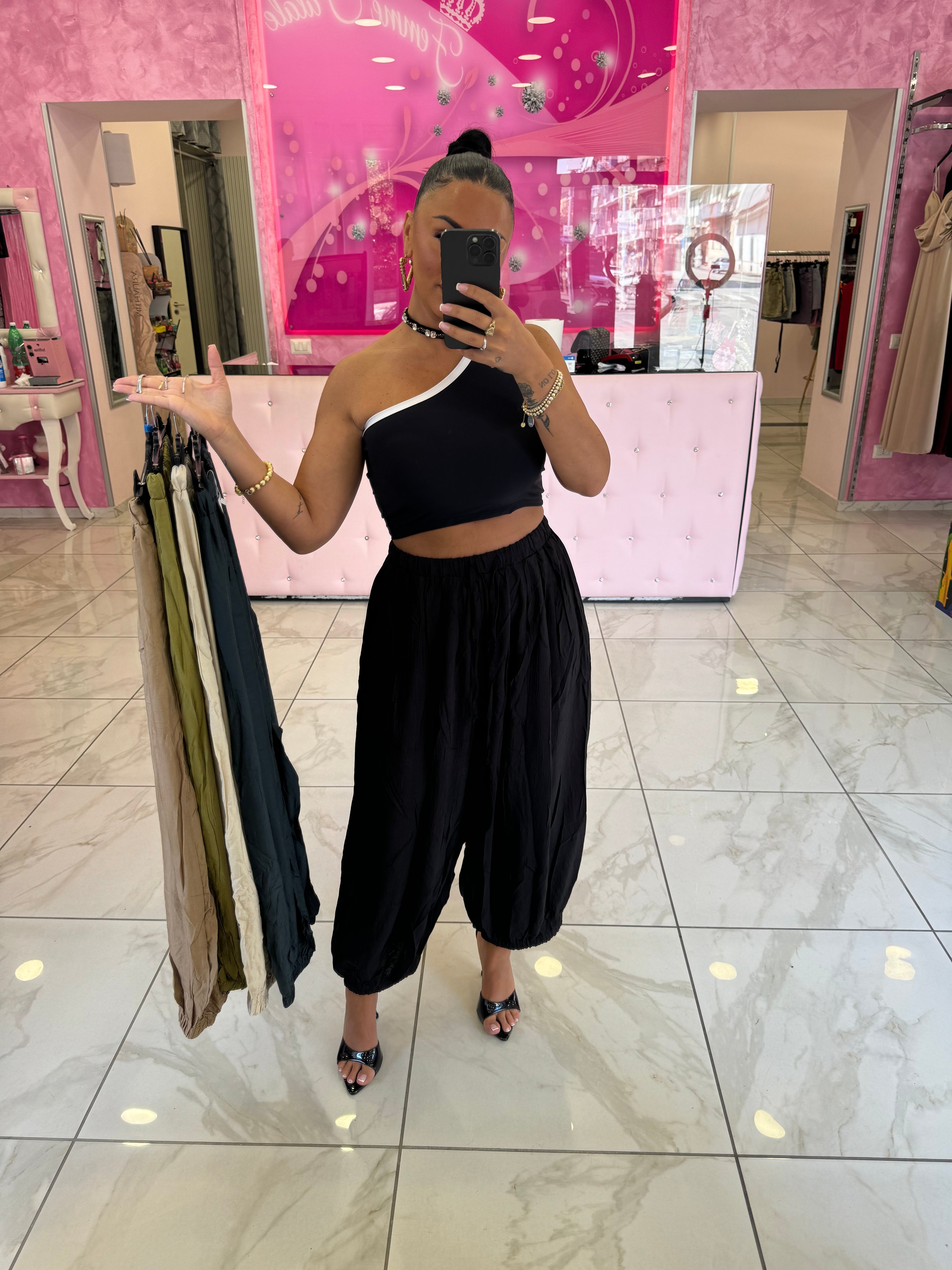 PANTALONE IN LINO