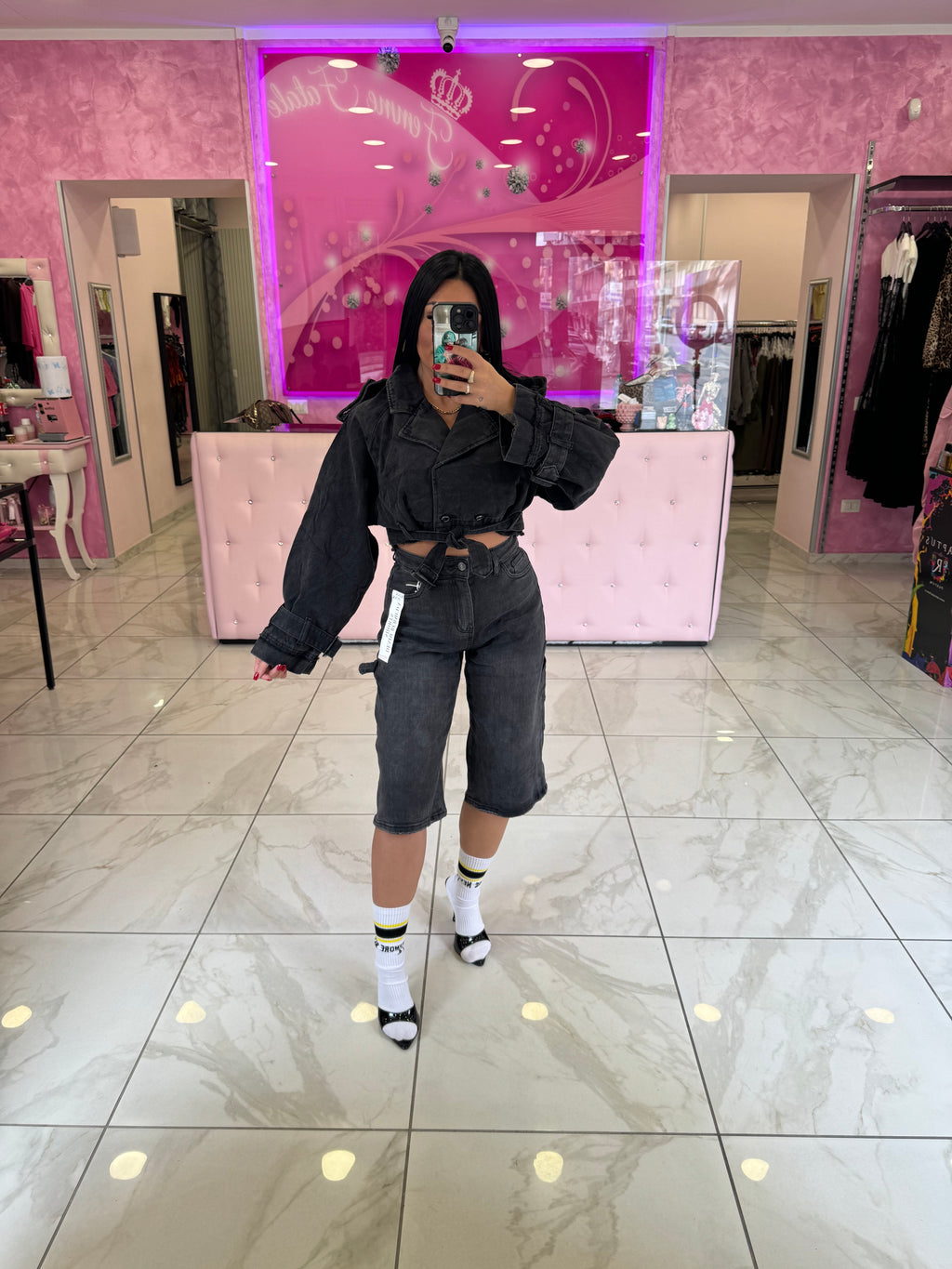 BERMUDA REBEKA DENIM
