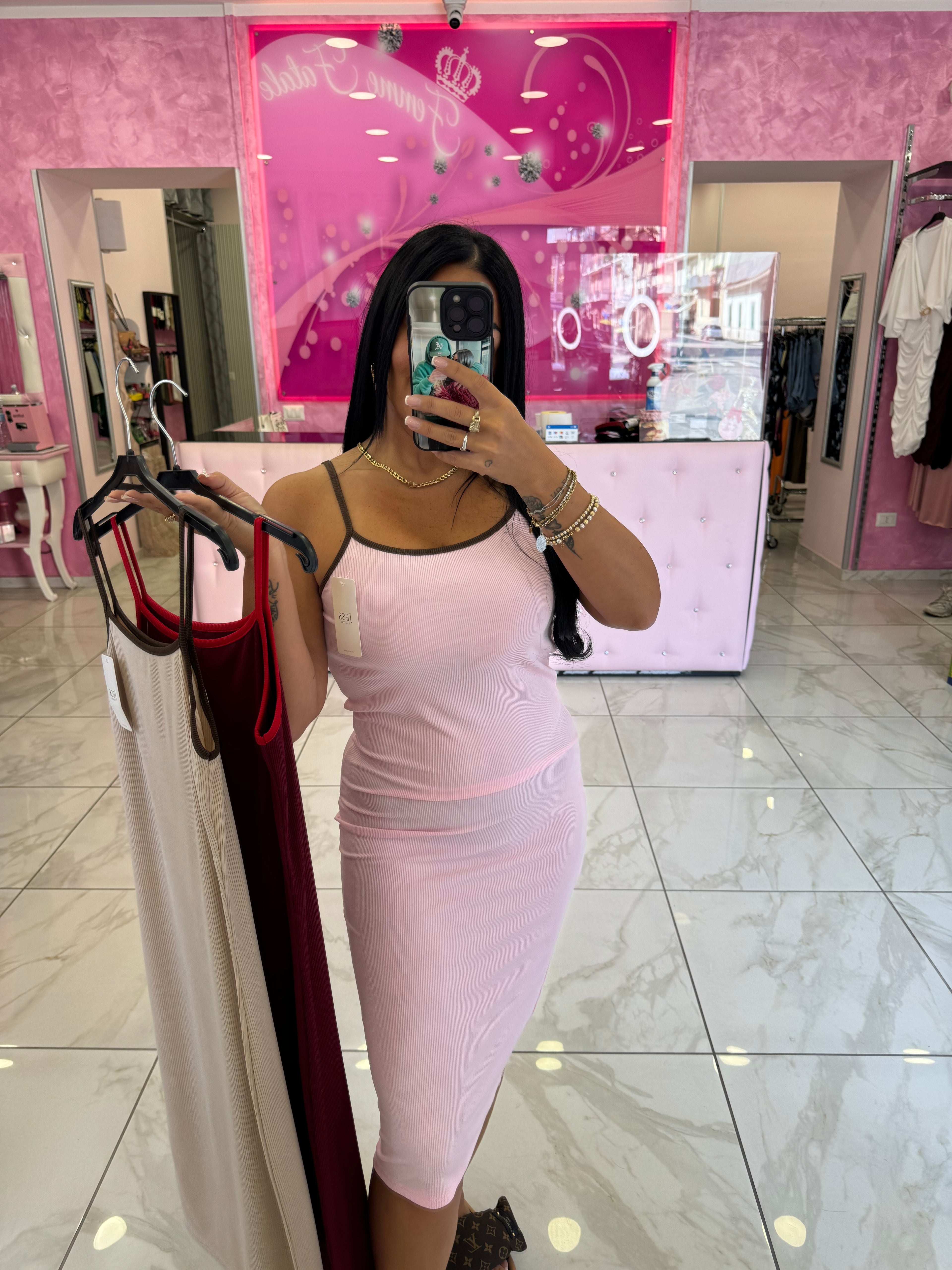 DRESS ABITO A COSTINE NUNÙ