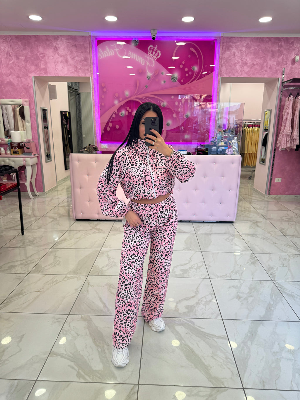 COORDINATO TUTA ANIMALIER