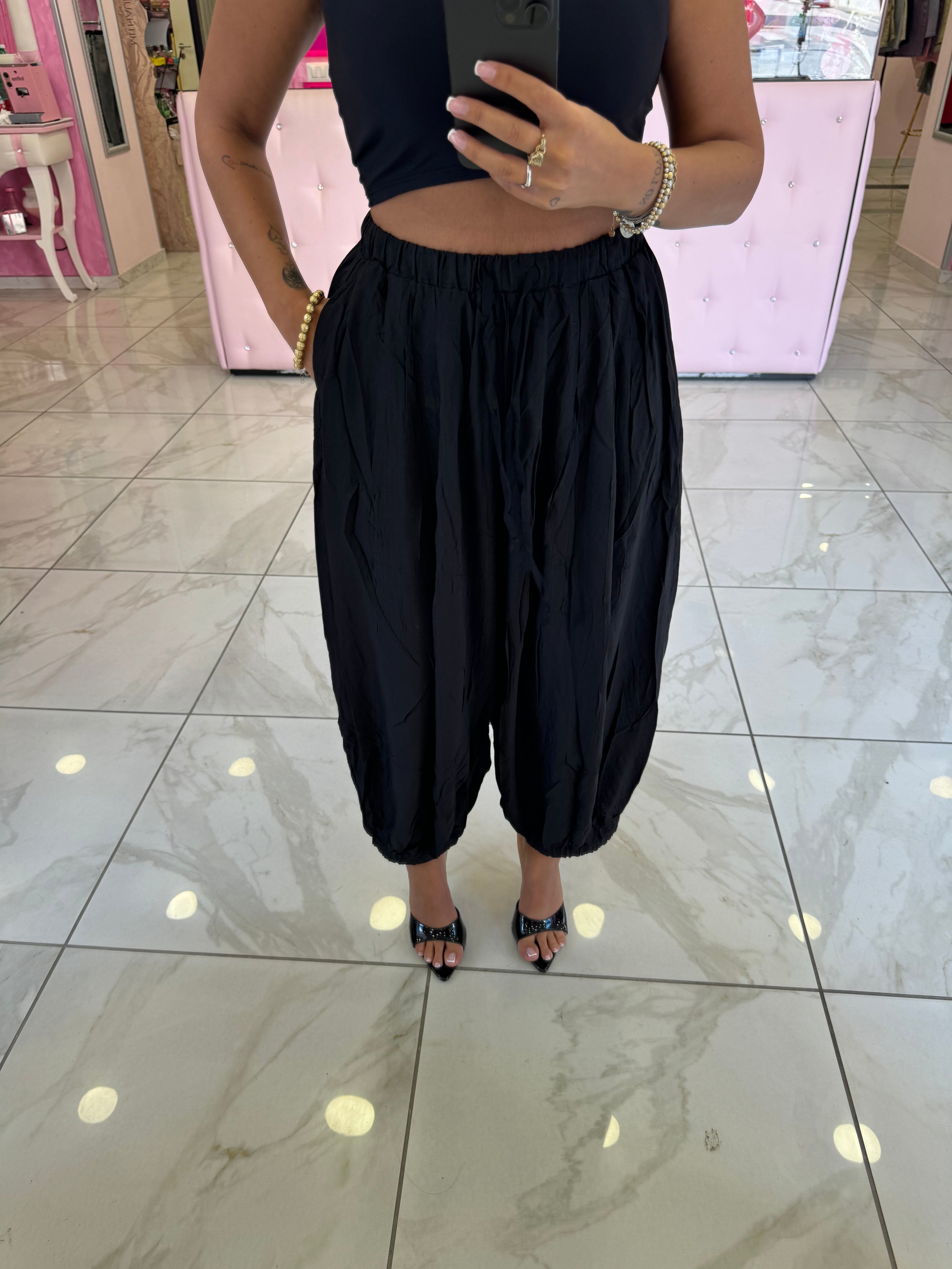 PANTALONE IN LINO