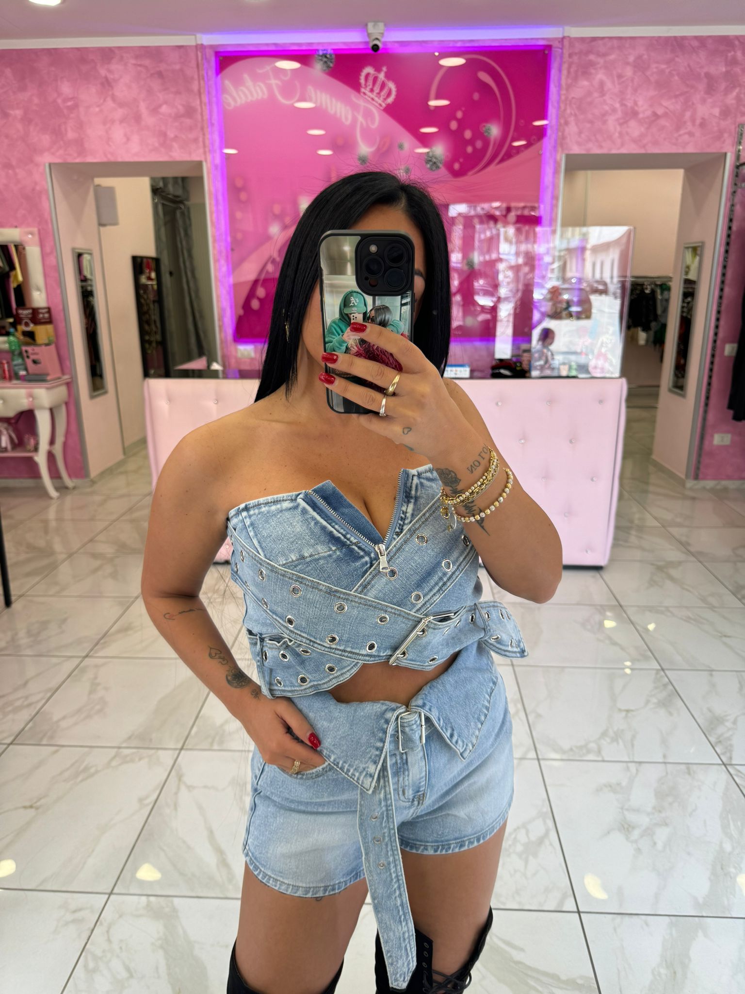 COORDINATO BORCHIE BLUE