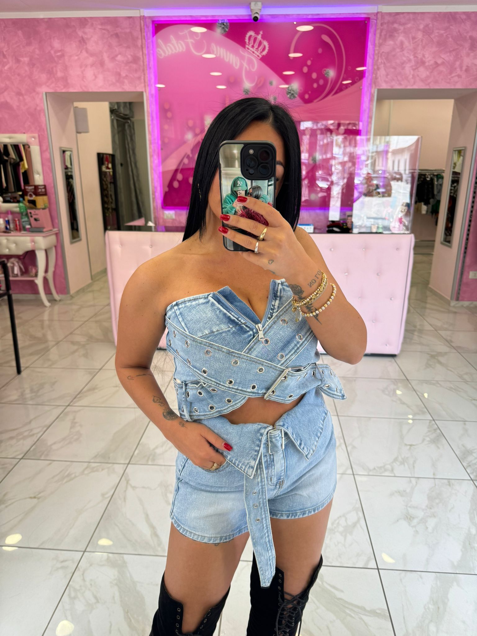 COORDINATO BORCHIE BLUE