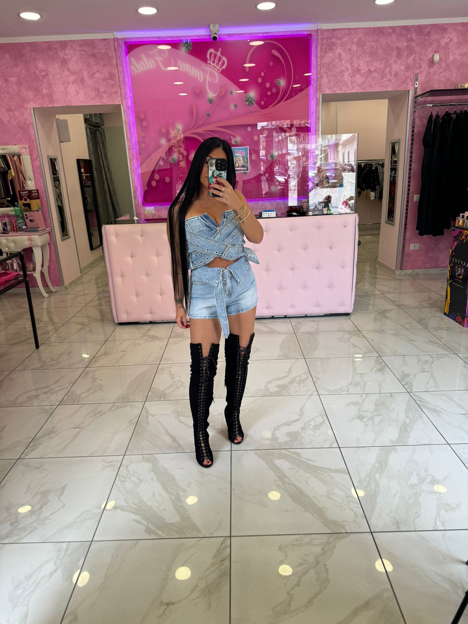 COORDINATO BORCHIE BLUE